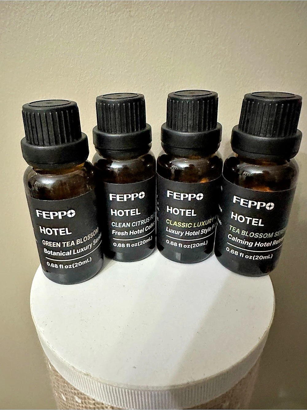 FEPPO Hotel Scent Oil Set Black NWT
